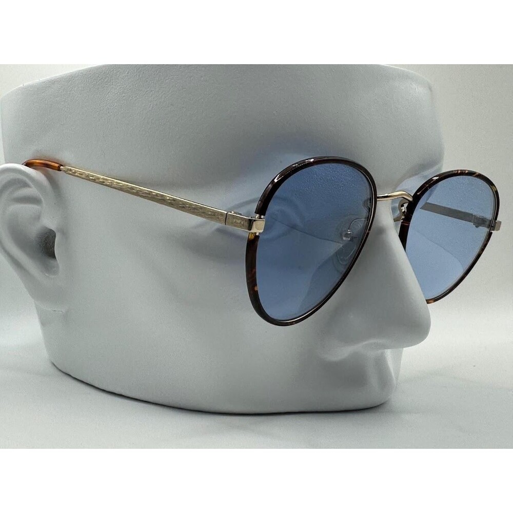 True Vintage Oversize Sunglasses Preppy Round Style Blue Lens Oleg Cassini #293